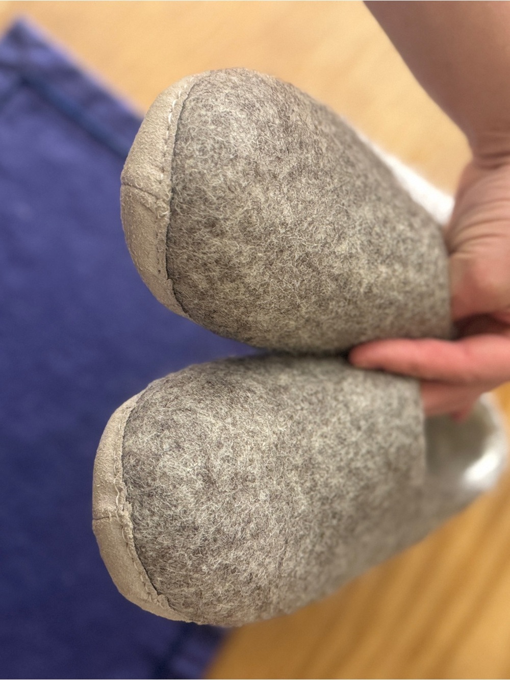 Danish Wool/ Felt Nootka’s Slippers - size 36 - Picture 6 of 6